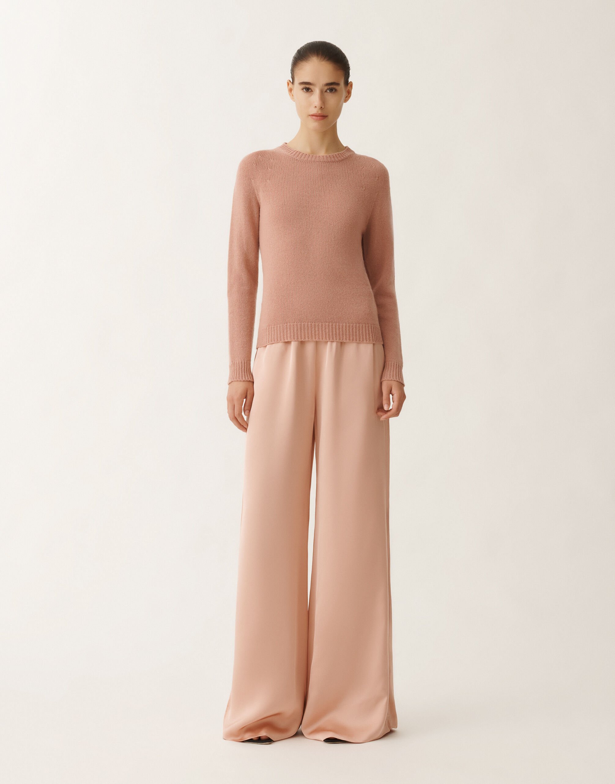 Fabiana Filippi Pullover aus aufgerautem Kaschmir, blush ROSA MAD265F031N9000000