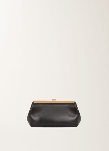 Fabiana Filippi Nappa leather clutch, black BLACK BGD265A849L2120000