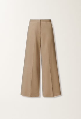 Fabiana Filippi Spoleto cotton gabardine trousers, olive GREEN PAD215F307L5150000