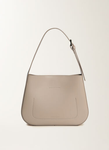 Fabiana Filippi Hobo Eclissi piccola in pelle di vitello, marmo GRIGIO BGD215A858L8030000