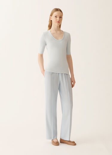 Fabiana Filippi Jersey T-shirt, aqua Blue JED266F603L8960000