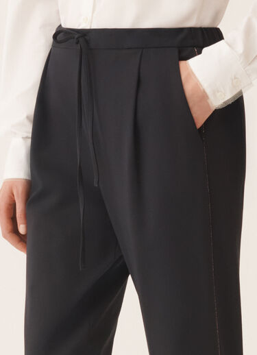 Fabiana Filippi Jersey trousers, midnight blue BLUE PAD215F366L5210000