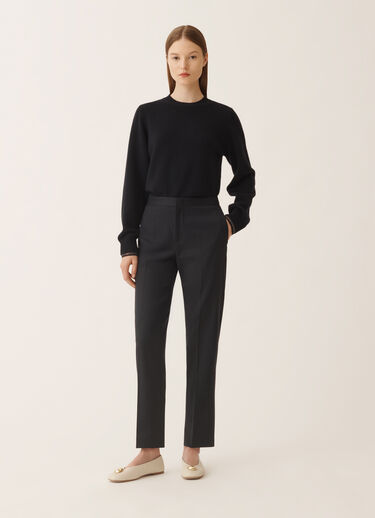 Fabiana Filippi Pantalones Montefalco en franela, azul medianoche Azul PAD225F326L6640000