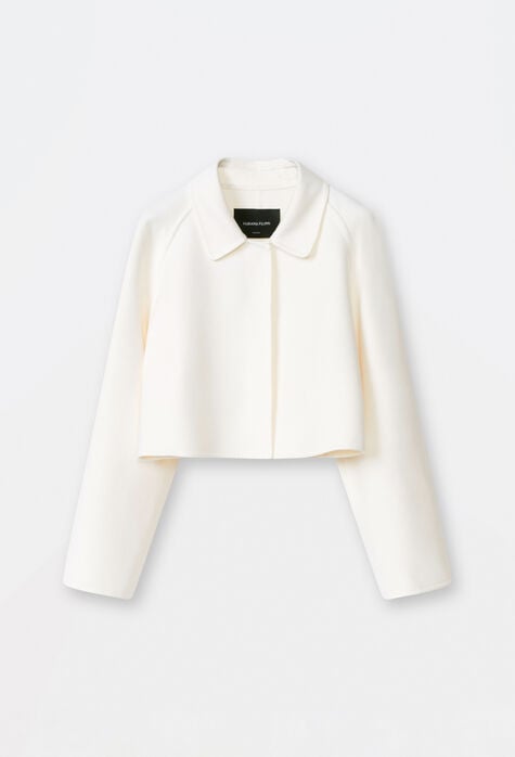 Fabiana Filippi Wool and cashmere shirt jacket, white CTD274F566D7060000