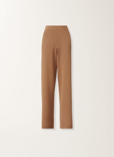 Fabiana Filippi Hose aus Merinowolle, weidenfarben Braun PAD215F335D4620000