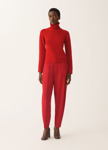 Fabiana Filippi Cashmere turtleneck sweater, lacquer Red MAD225F460N9000000