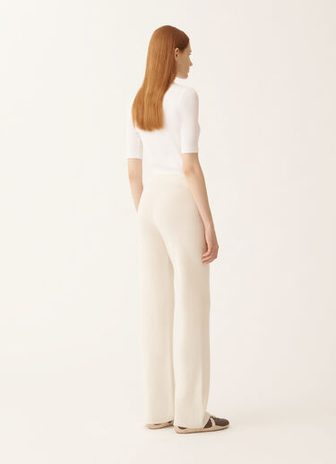 Fabiana Filippi Trousers in Platinum, raffia White PAD225F335N1280000