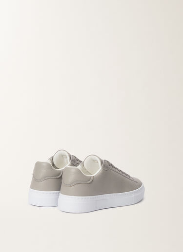 Fabiana Filippi Sneakers aus Leder mit Struktur, steingrau GRAU ASD265A939L2650000