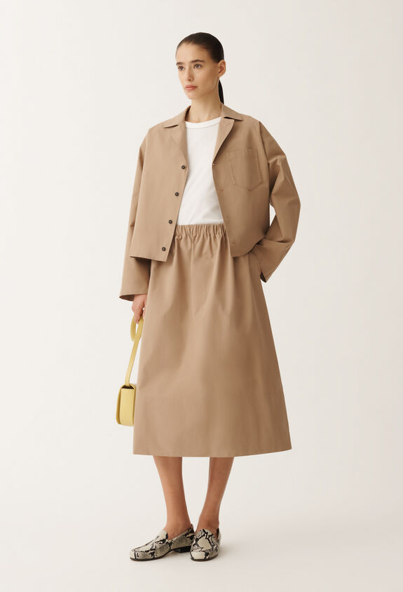 Fabiana Filippi Trench jacket, acorn BROWN CTD265F225D8050000