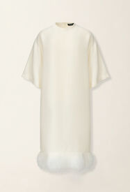Fabiana Filippi Cady maxi T-shirt dress, butter Butter ABD226F586M4250000