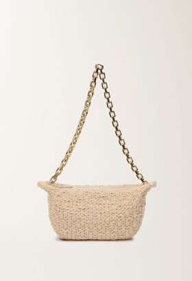 Fabiana Filippi Camel eyelet bag, albino BROWN BGD215A848L8110000