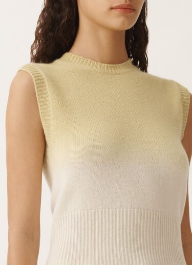 Fabiana Filippi Gradient platinum vest top, aloe GREEN MAD265F105L1600000