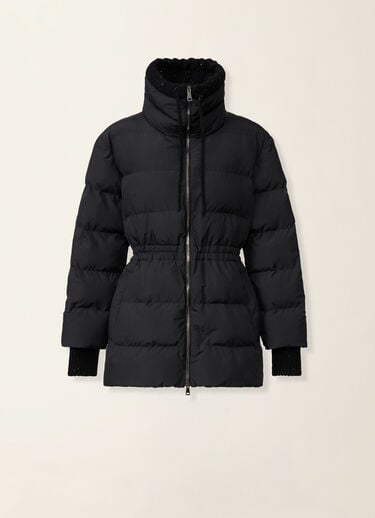 Midi ultralight technical down coat, black Fabiana Filippi Midi ultralight technical down coat, black Black CTD226F658M3960000