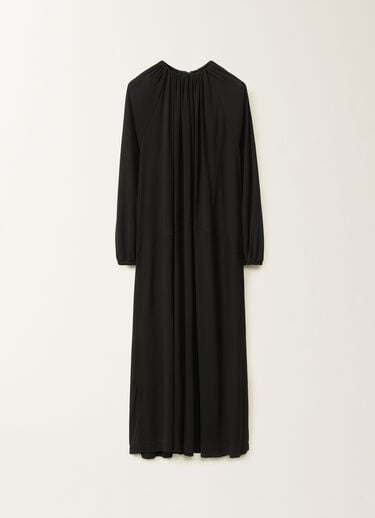 Fabiana Filippi Kleid aus Jersey in Viskose, schwarz SCHWARZ ABD265F189D8060000
