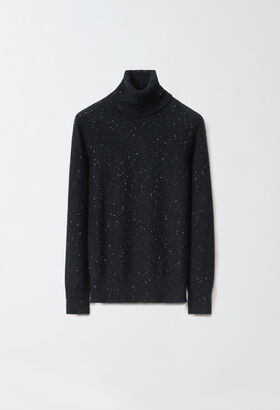 Fabiana Filippi Sequinned black pullover BLUE MAD214F096D7230000