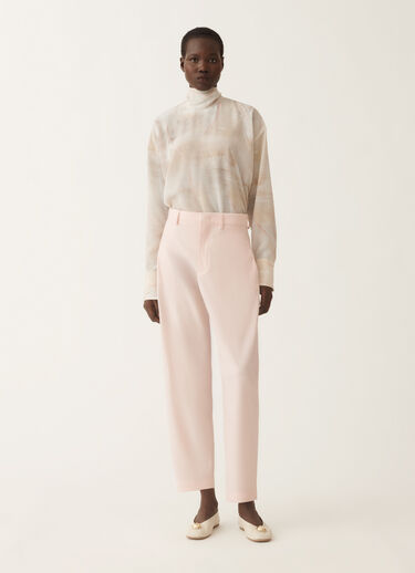 Fabiana Filippi Flannel trousers, quartz pink Pink PAD225F793L6630000