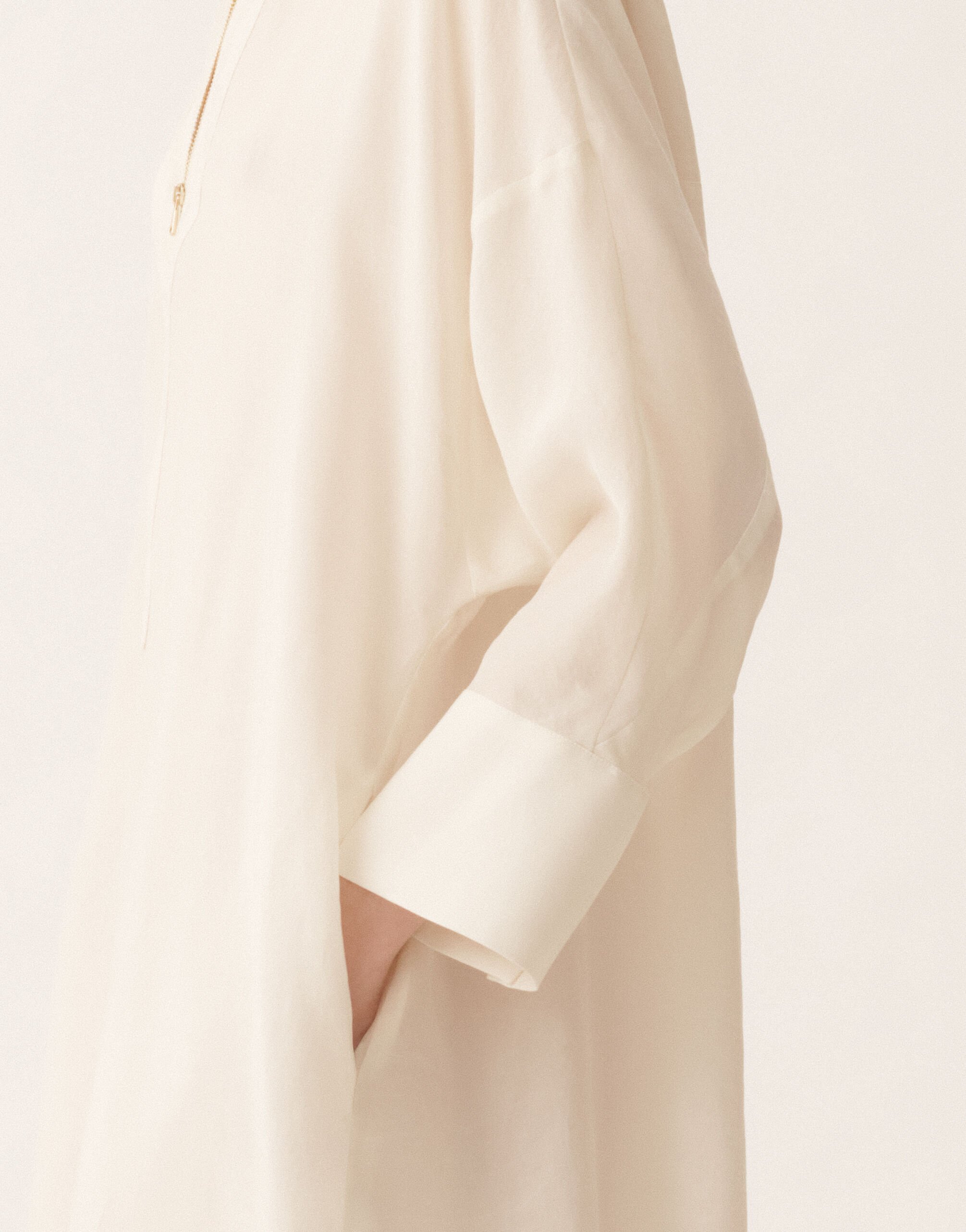 Fabiana Filippi Fluid midi dress in cream Butter ABD266F183D9540000