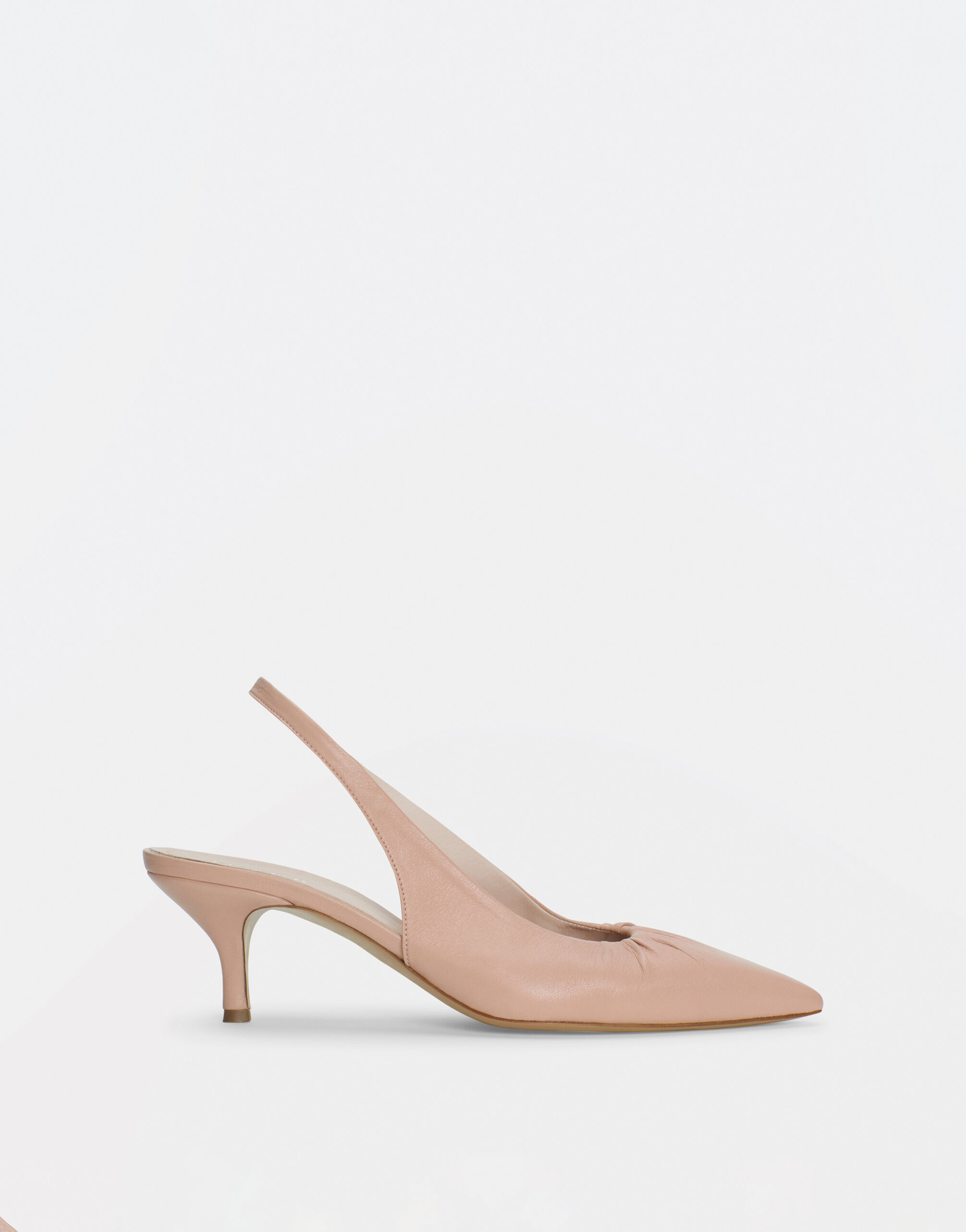 Fabiana Filippi Slingback aus Leder, Puder ASD274A926H1400000