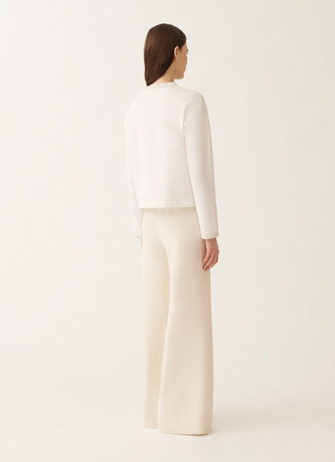 Fabiana Filippi Top de jersey, blanco óptico Blanco JED225F861L6960000
