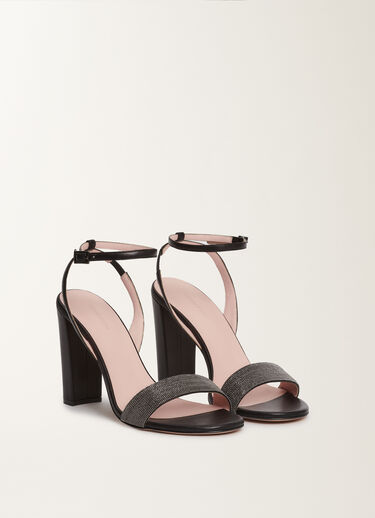 Fabiana Filippi Nappa leather sandals, black BLACK ASD215A822L8140000