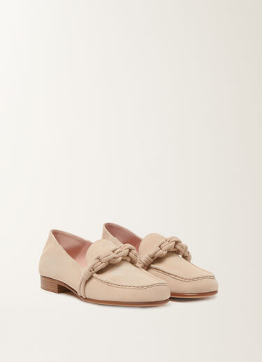 Fabiana Filippi Suede loafer, rope Beige ASD266A818M0150000