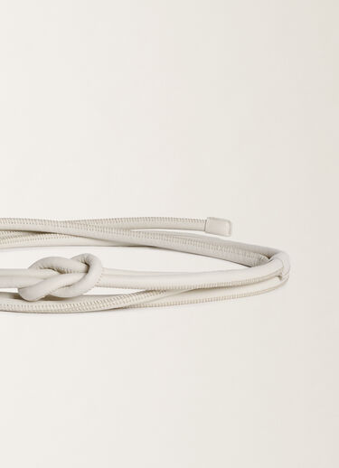 Fabiana Filippi Nappa leather belt, white WHITE AADC02A034L4250000