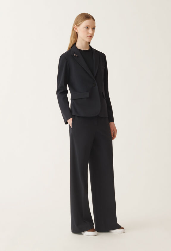 Fabiana Filippi Jersey jacket, midnight blue BLUE GCD215F201D8530000