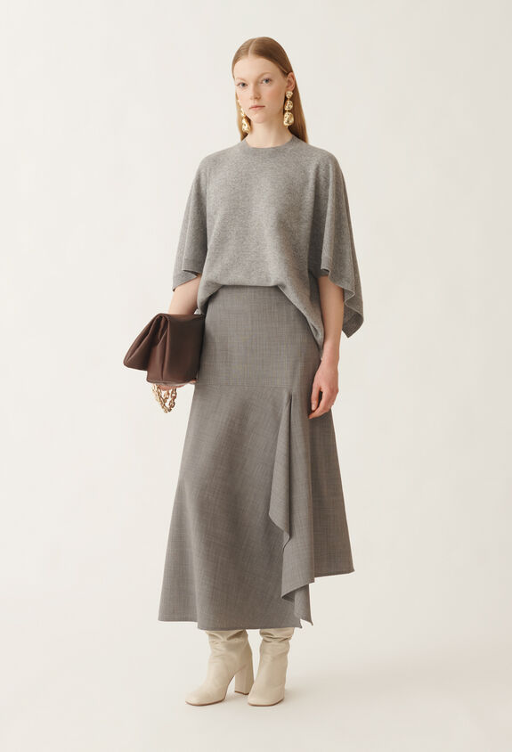 Fabiana Filippi Platinum sweater, rock grey GREY MAD215F047L5170000
