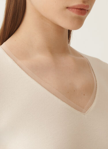Fabiana Filippi T-shirt en jersey, beurre BLANC JED215F130L5770000