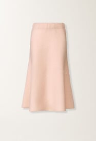 Fabiana Filippi Gonna in merino e mohair garzato, rosa quarzo Rosa GND225F803L6200000