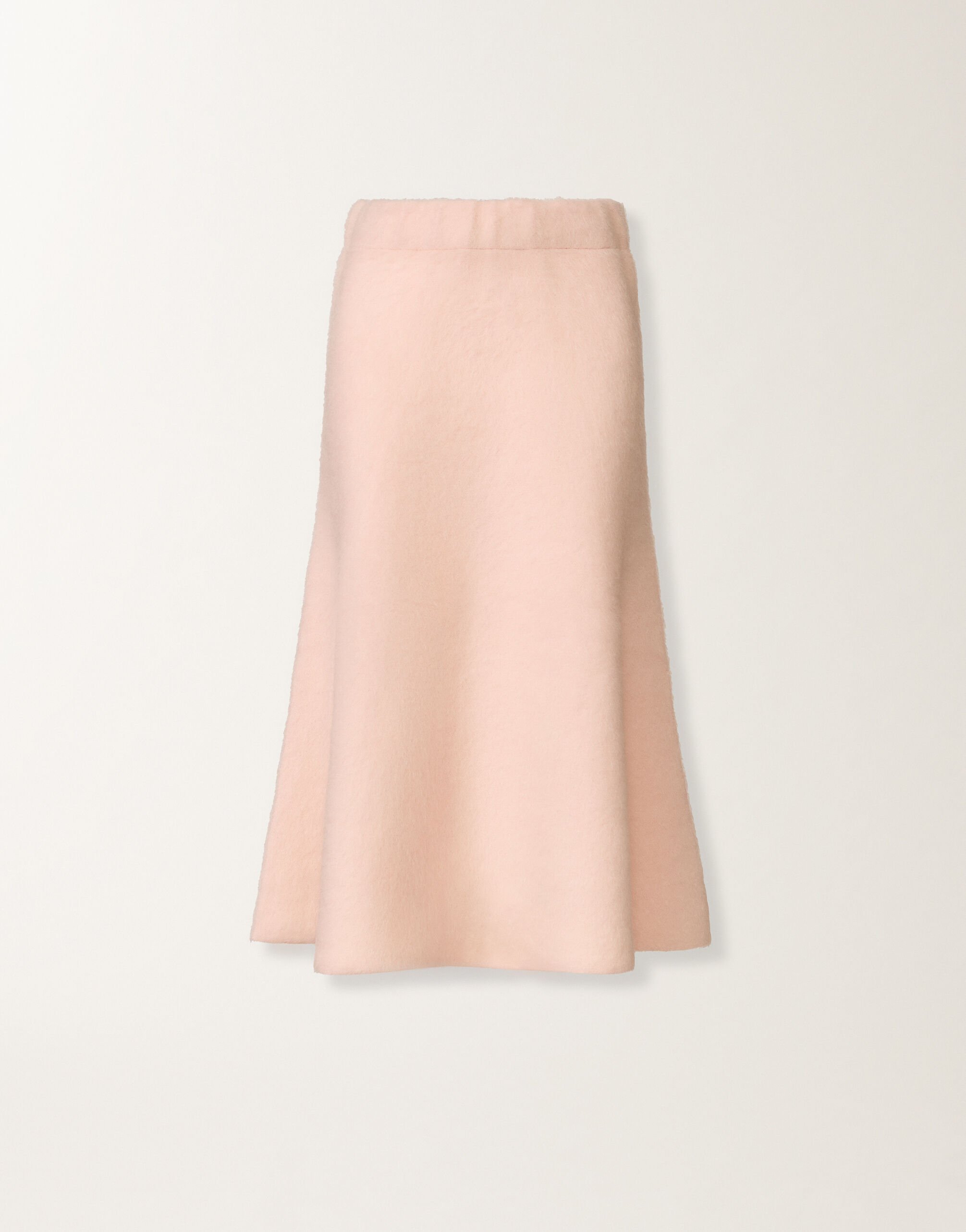 Fabiana Filippi Gonna in merino e mohair garzato, rosa quarzo Rosa GND225F803L6200000