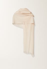 Fabiana Filippi Scarf in Platinum, wadding Pink SAD215A936L8430000
