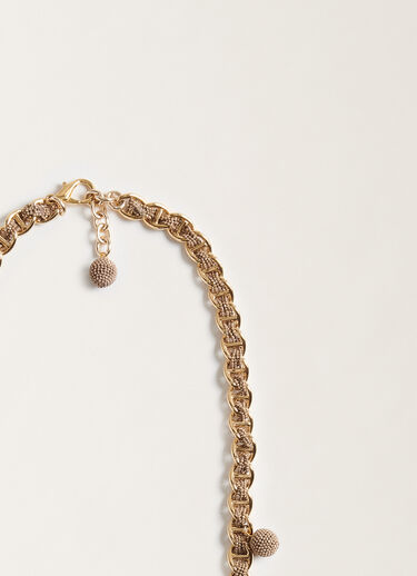 Fabiana Filippi Diamond wire long necklace, camel GOLD BXD215A843L8440000