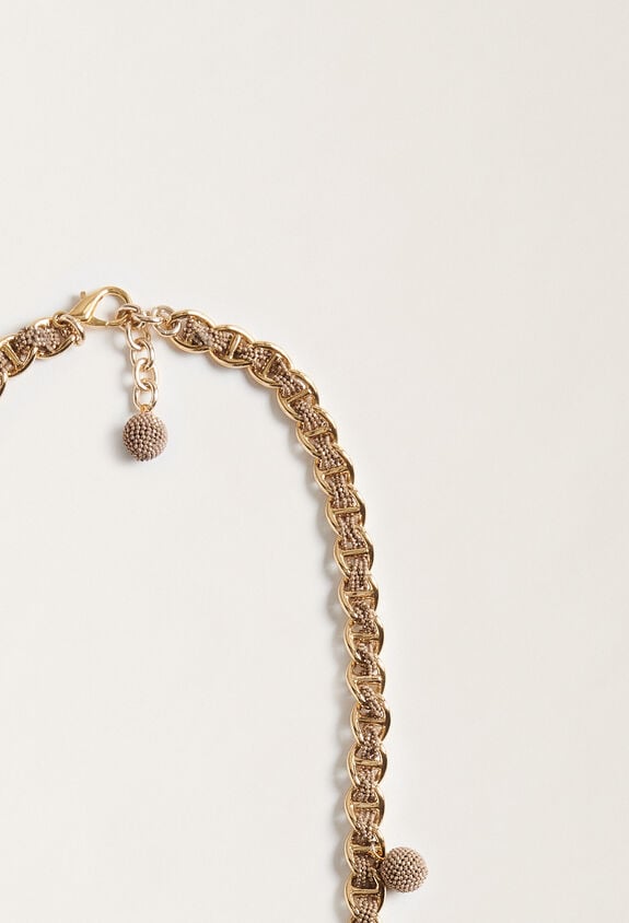 Fabiana Filippi Diamond wire long necklace, camel GOLD BXD215A843L8440000