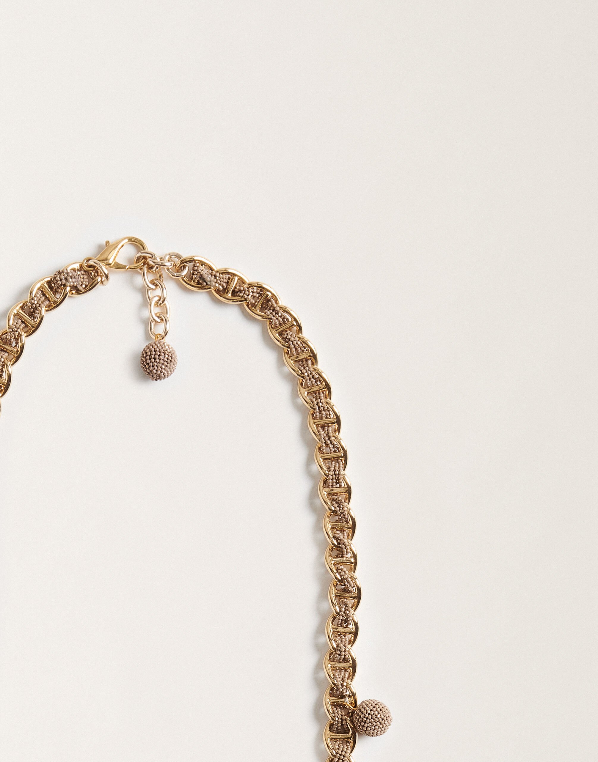 Fabiana Filippi Diamond wire long necklace, camel GOLD BXD215A843L8440000