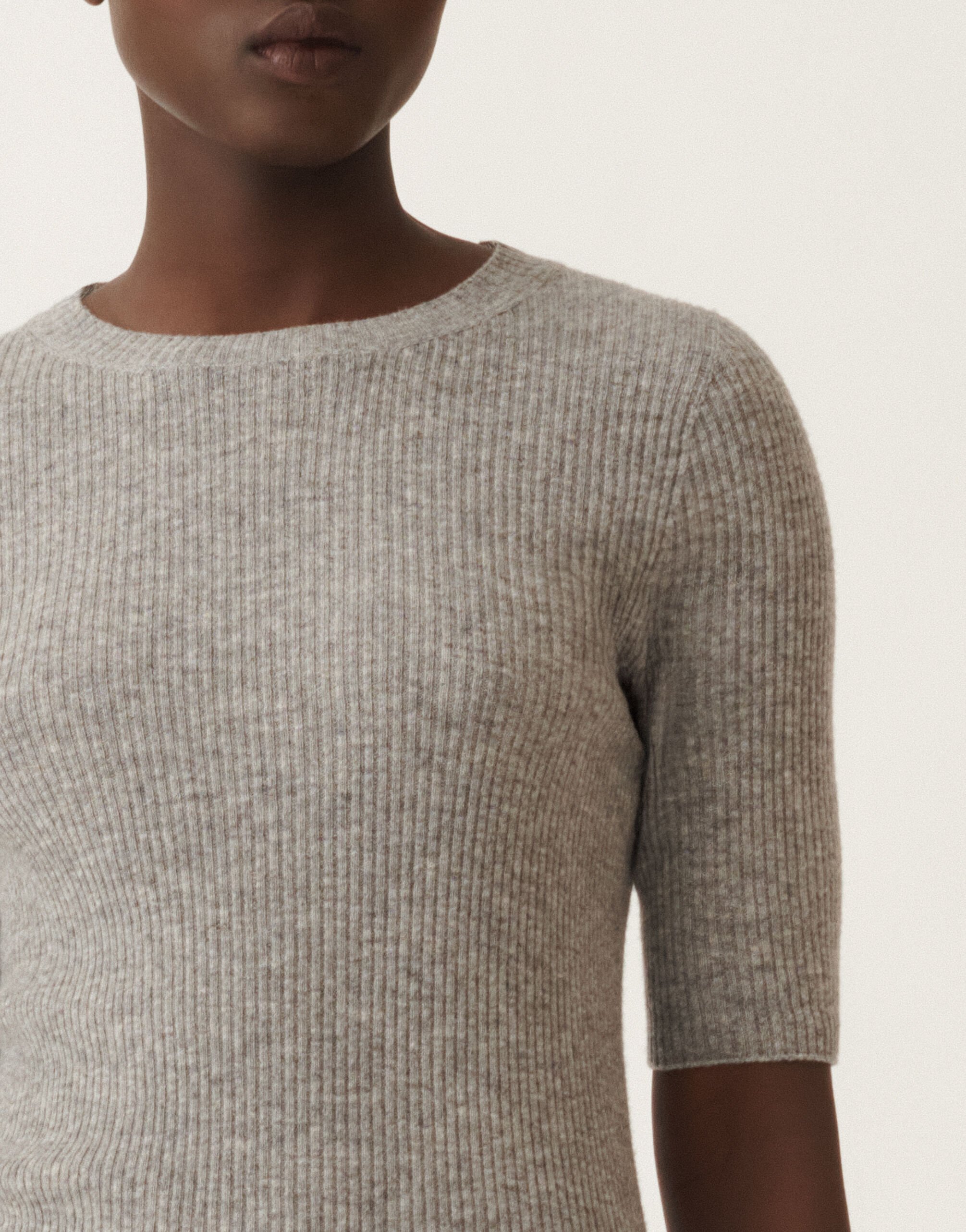 Fabiana Filippi Pullover aus Platinum, felsgrau Braun MAD215F022D2300000