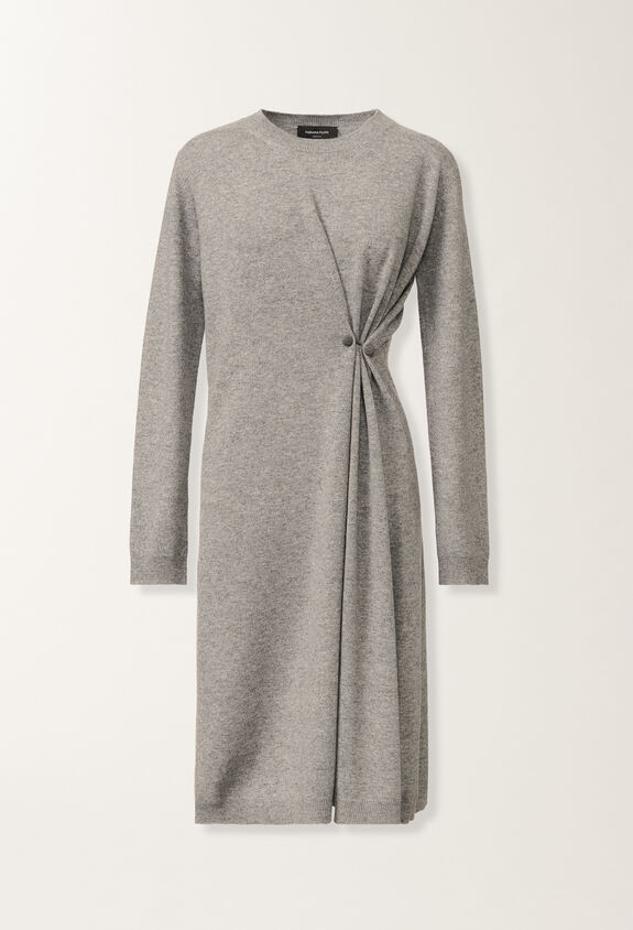 Fabiana Filippi Platinum dress, rock grey GREY ABD215F141L5170000