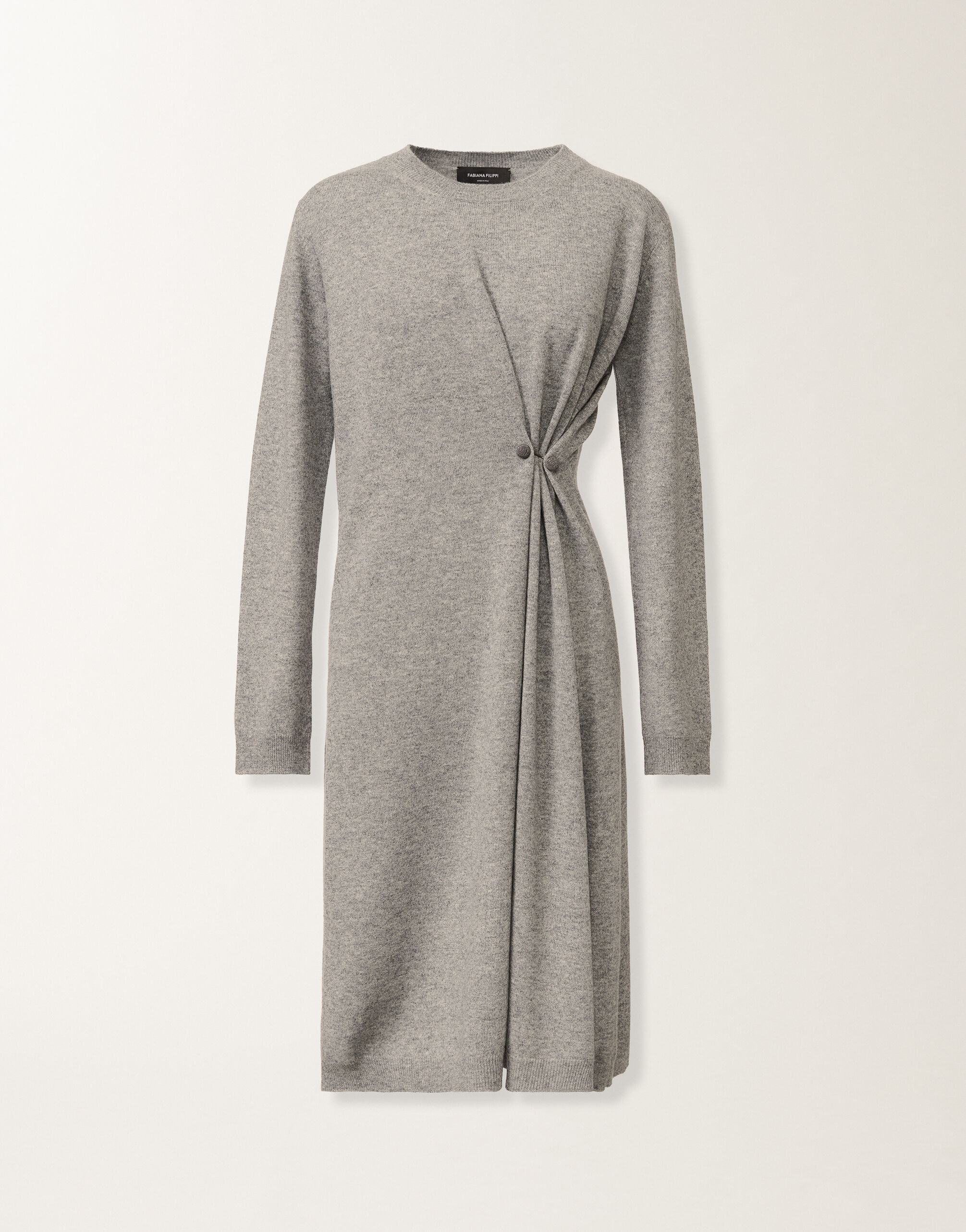 Fabiana Filippi Platinum dress, rock grey GREY ABD215F141L5170000