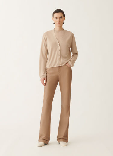 Fabiana Filippi Cashmere and silk cardigan, maple BEIGE MAD215F009N9070000