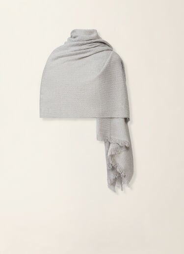 Wool and cashmere scarf with lurex, granite Fabiana Filippi Wool and cashmere scarf with lurex, granite Granite SAD216A874M5260000