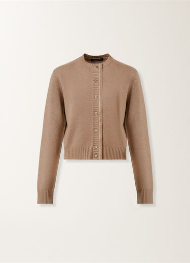 Fabiana Filippi Cardigan in Platin, Rinde Braun MAD225F057L5170000
