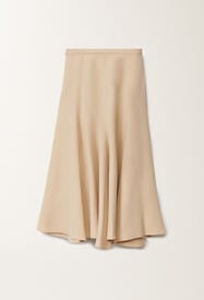 Fabiana Filippi Linen and viscose skirt, sand SAND GND275F840D5440000