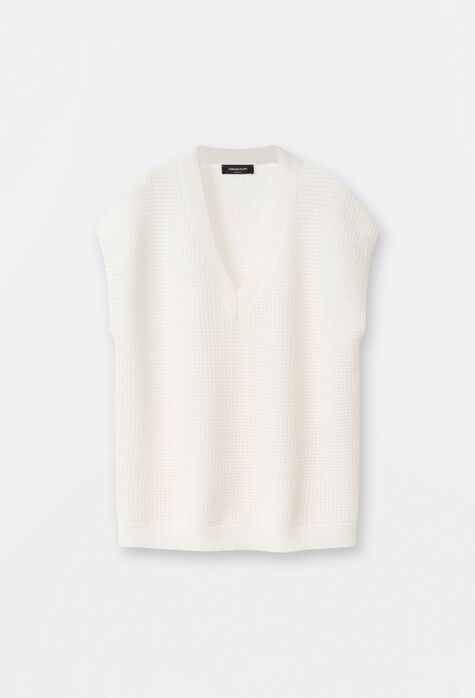 Fabiana Filippi Mohair sweater, white MAD274F524D6640000