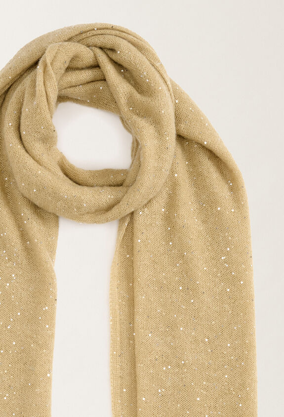 Fabiana Filippi Mohair stole, gold YELLOW SAD265A814D8170000