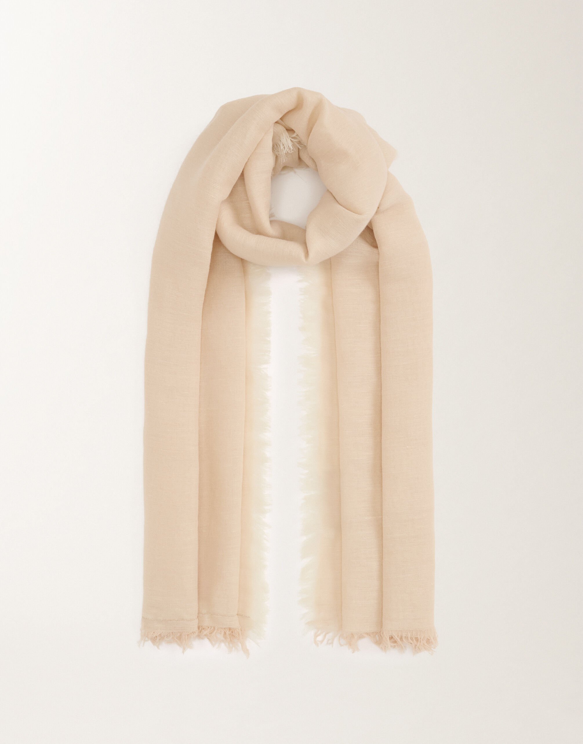 Fabiana Filippi Sciarpa in lino e cotone, sabbia SABBIA SAD265A803L2740000