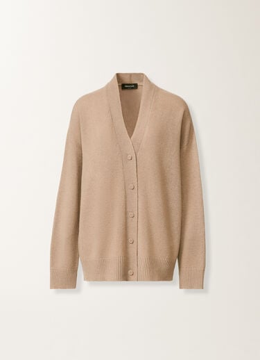 Fabiana Filippi Cardigan in cashmere, faggio MARRONE MAD215F014N9000000