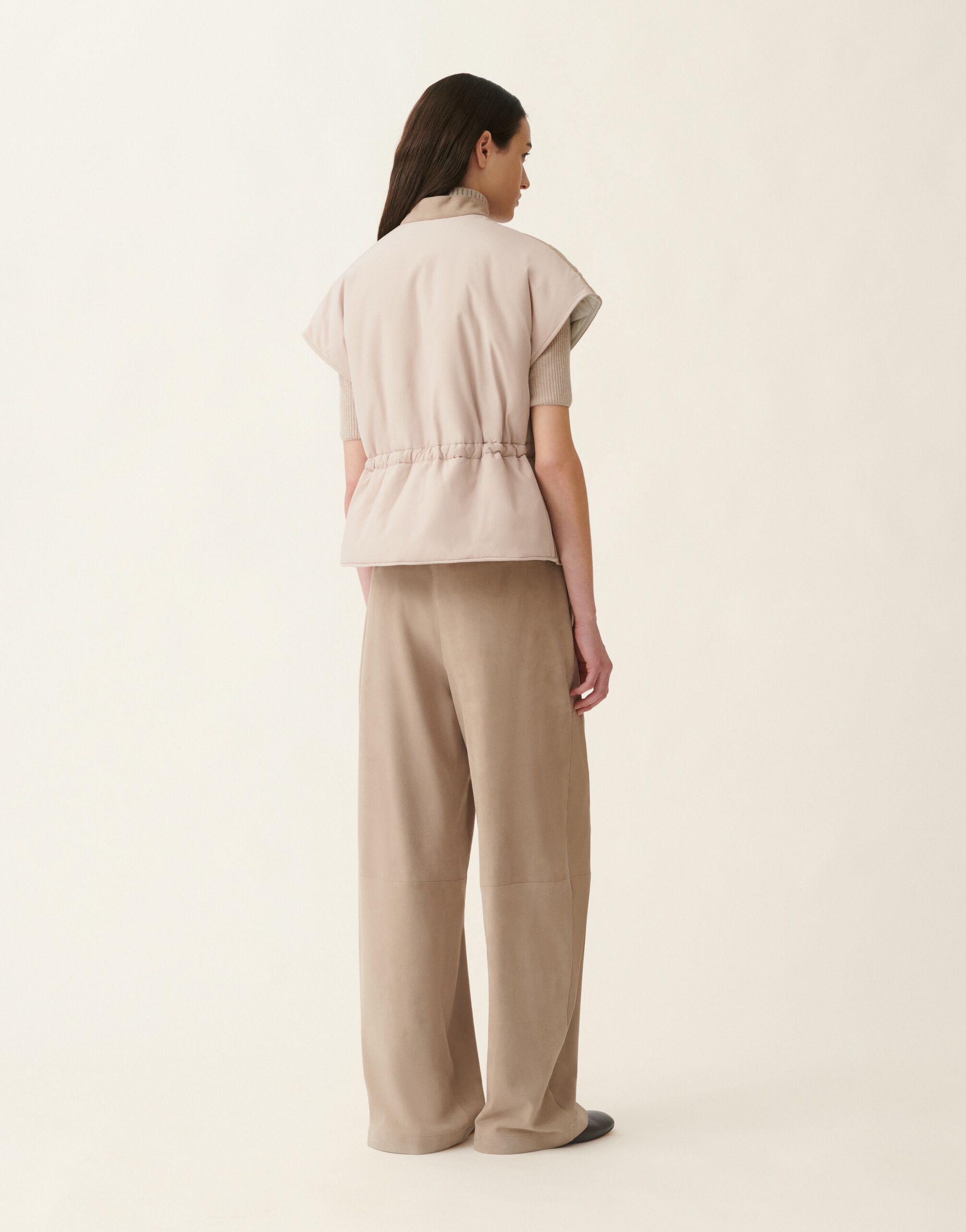 Fabiana Filippi Cape en daim avec matelassage, cachà Cachà PLD216F224M3520000