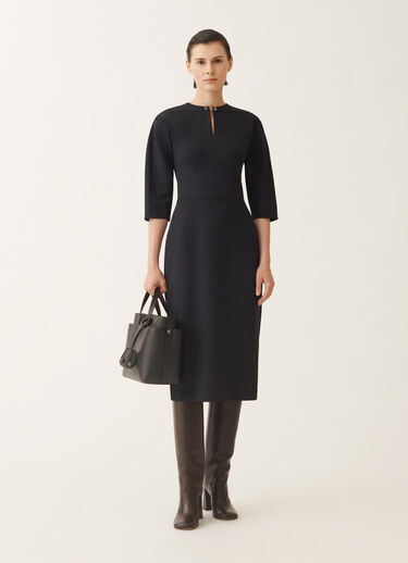 Fabiana Filippi Kleid aus Jersey, nachtblau Blau ABD215F166L5210000