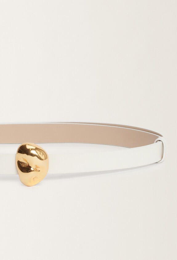 Fabiana Filippi Calfskin belt, butter WHITE AAD215A829L8030000