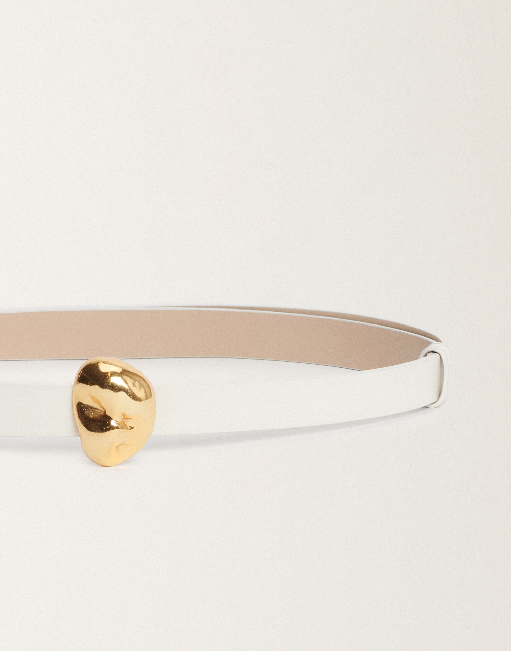 Fabiana Filippi Calfskin belt, butter WHITE AAD215A829L8030000